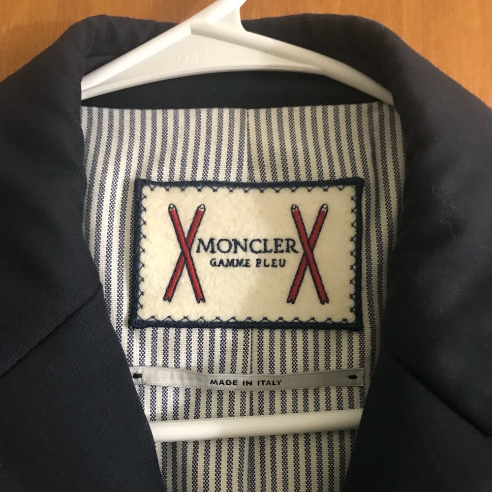 Navy Men’s Moncler Gamme Bleu Padded Jacket Size 3